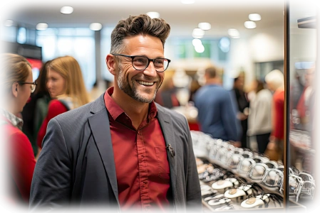 foto de oculos em homem